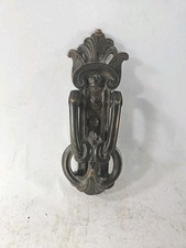 Vintage Solid Brass Door Knocker Art Nouveau Modern Large & Heavy FREE SHIPPING!