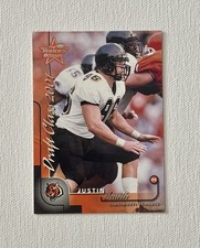 2000 Leaf Rookies and Stars #317 Justin Smith XRC SP Rookie RARE RC BENGALS