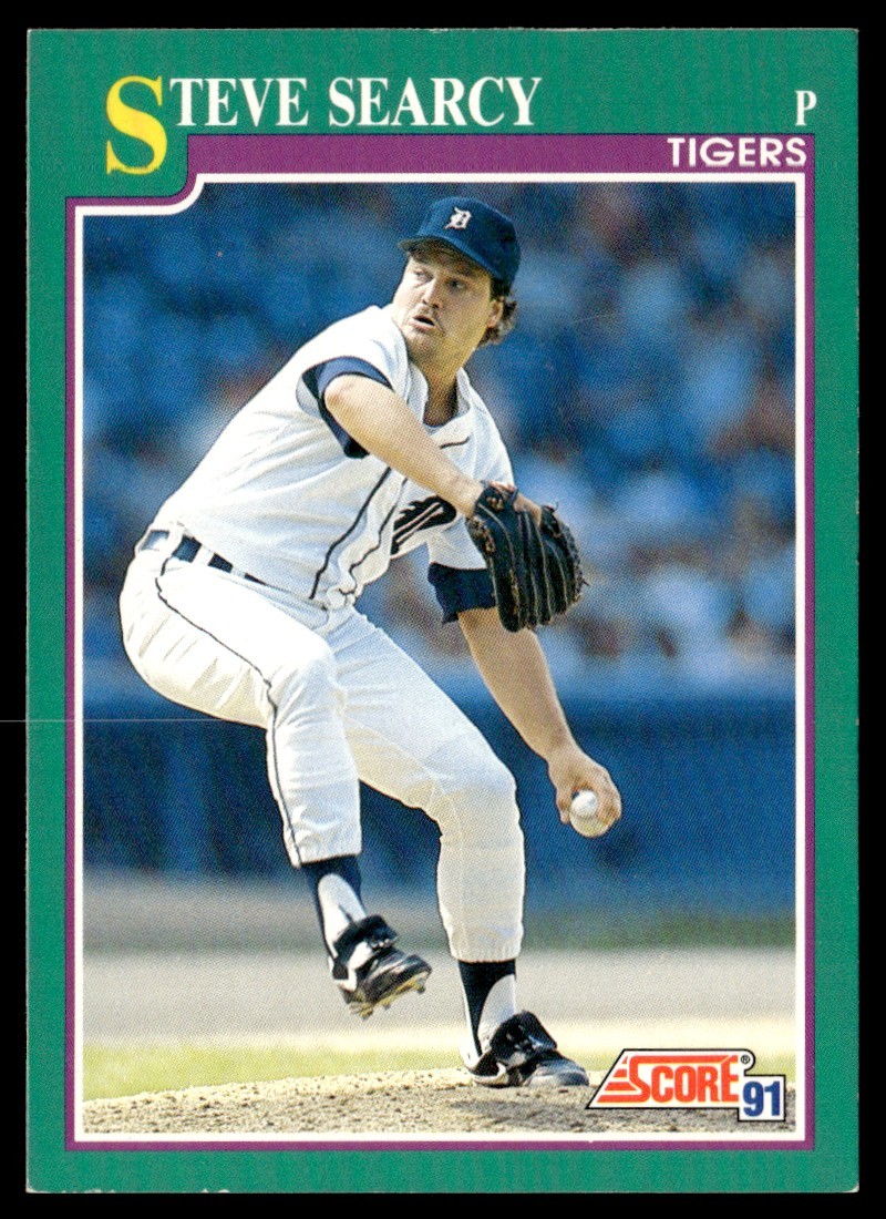 1991 Score Steve Searcy Detroit Tigers #649