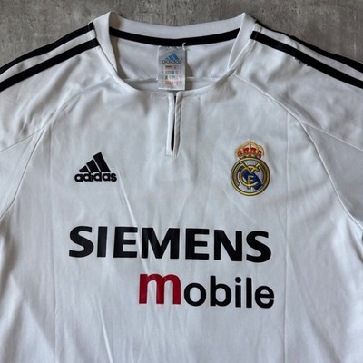Vintage Adidas Real Madrid 2003-04 Beckham 23 Siemens Mobile