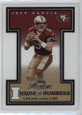 2003 Playoff Prestige Inside the Numbers 1517/2002 Jeff Garcia #IN-6 1d9f
