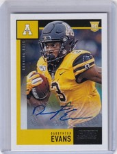 2020 Panini Score Appalachian State Darrynton Evans Rookie Autographs