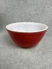 Vintage PYREX - 1 1/2 QT. - #402 Primary Red Mixing Bowl