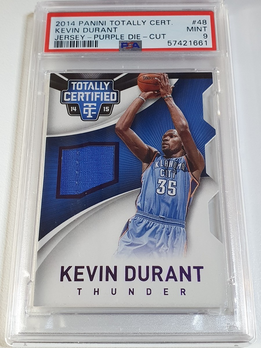 2016 Totally Certified Kevin Durant #PATCH PURPLE /99 Jersey Die