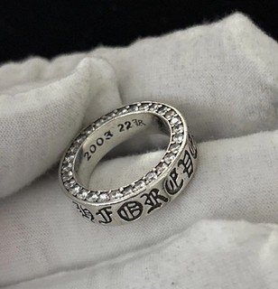 Chrome Hearts 22k Plated Forever Ring Size 8.5 99c Auction No Reserve