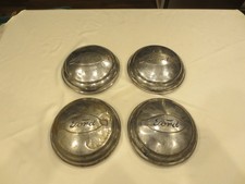 Set Of 4 - 1947 1948 Ford Car Dog Dish Hubcap 10 Poverty Cap 1947-1956 Truck