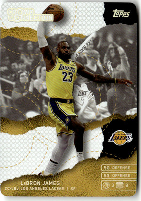 2025-26 Topps Match Attax NBA No. CC-LBJ LeBron James Crowd Connection