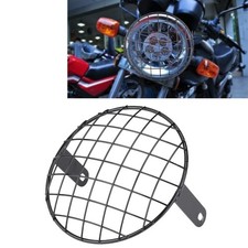 8" Inch Motorcycle Headlight Grille Mesh Grill Cover Side Mount Protector