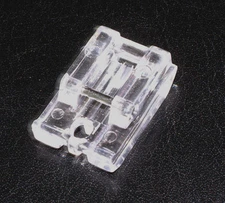 Snap-on CLEAR Concealed / Invisible ZIPPER FOOT * BERNETTE * RICCAR * Dressmaker