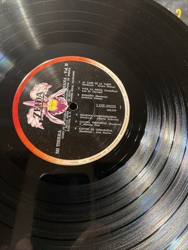 MI TIERRA COLOMBIANA VOL. 2 / ZEIDA LDZ 20225 / LATIN SALSA / Vinyl Lp - Picture 7 of 8