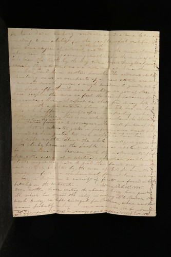 India: 1838 Hand Carried Stampless Cover to USA, Fayetteville, Vt. & Forwarded - Picture 5 of 6
