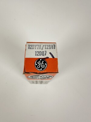 Vintage General Electric 12BY7A/12BV7/12DQ7 ELECTRONIC TUBE with box untested OS