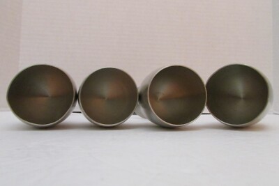 Siam Pewter stem Wine Goblets, Set Of 4. Vintage-used | eBay