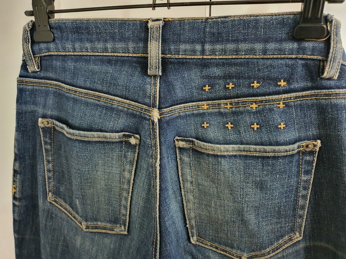 Mens Ksubi Tsubi Skinny Blue Denim Jeans size 28