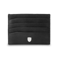 Thin Nappa Leather Credit Card Wallet W/ 8 Pockets By Dv Black Thin Nappa Leather Credit Card Wallet W/ 8 Pockets By Dv Black