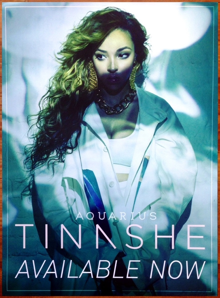 TINASHE Aquarius Ltd Ed New HUGE RARE Tour Poster +BONUS Pop
