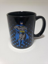 DC Comics BATMAN Ceramic Coffee Tea Mug Cup Batman logo batwing read description