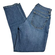 Everlane The Cheeky Jeans Women's 25 Crop Medium Wash Blue Denim High Rise