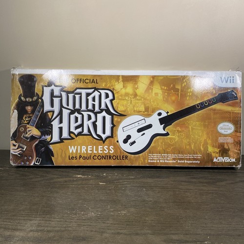 Guitar Hero Nintendo Wii Les Paul Gibson Gitarre weiß 95125.805 getestet in OVP  - Bild 1 von 10