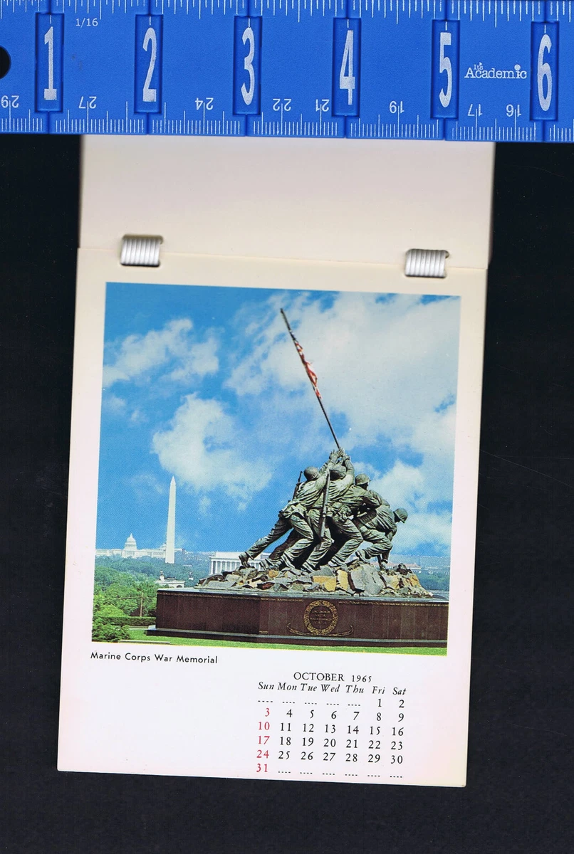 Nation's Capital Washington DC Calendar 1965 Beautiful Color | eBay