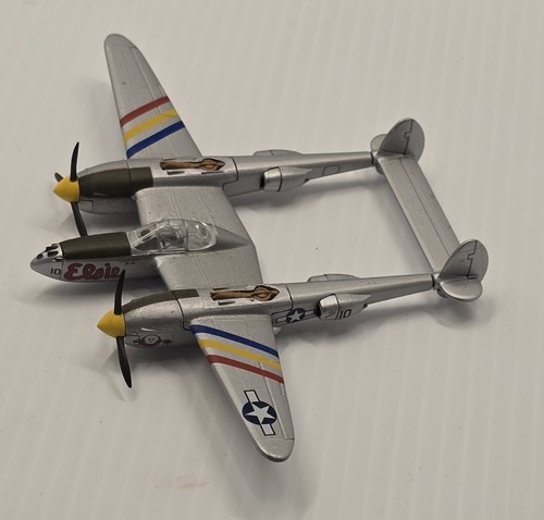 Lockheed P-38L Lightning Diecast Model USAAF 49th FG "Elsie" 4 Inch