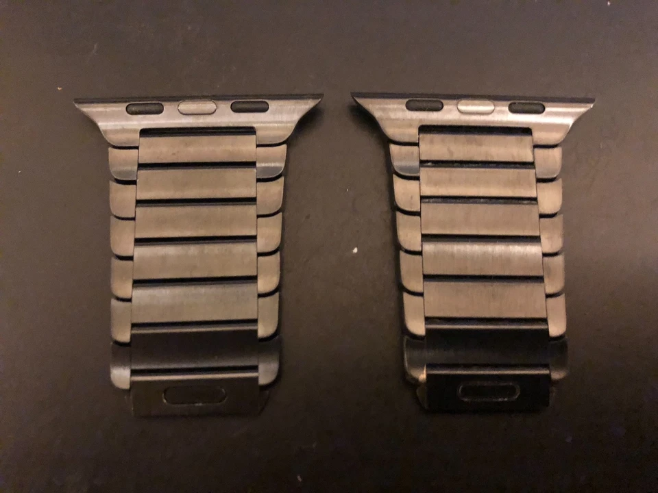 Ersatz Teile Original Apple Uhr 38mm Space Schwarz Edelstahl Link MJ5K2ZM / Ein - Bild 2 von 2