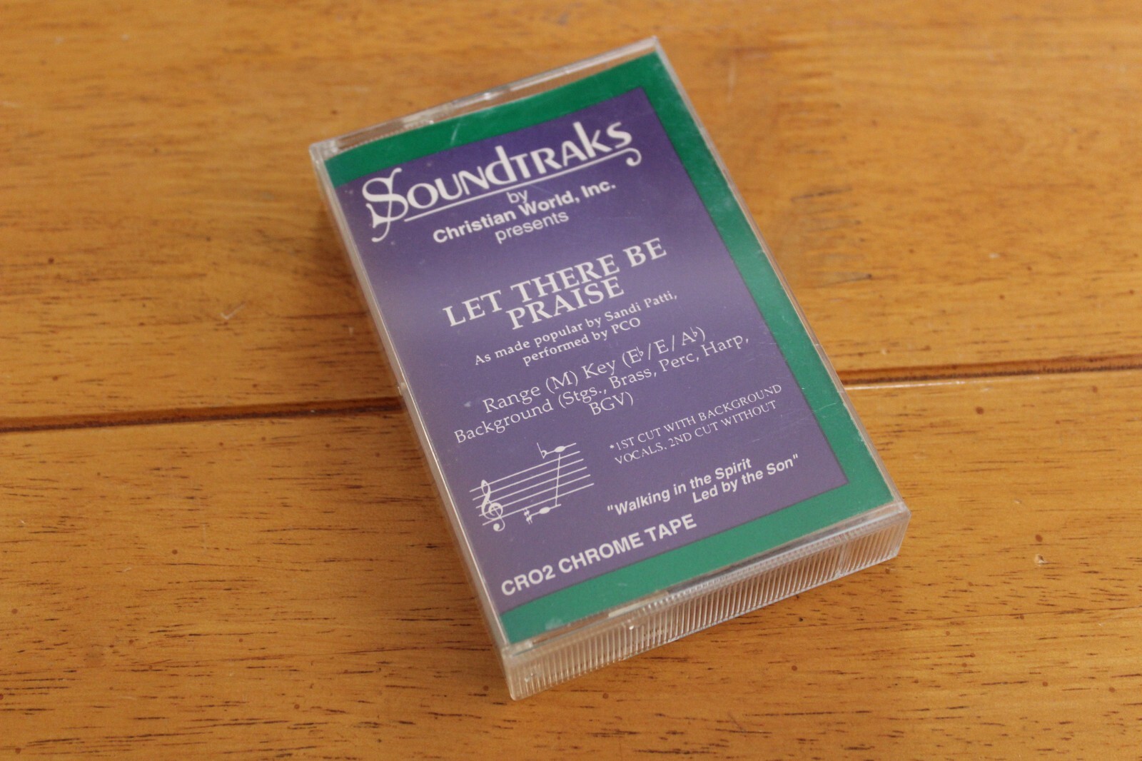 LET THERE BE PRAISE SOUNDTRACK PERFORMANCE TRACK ACCOMPANIMENT CASSETTE W/ LYRIC