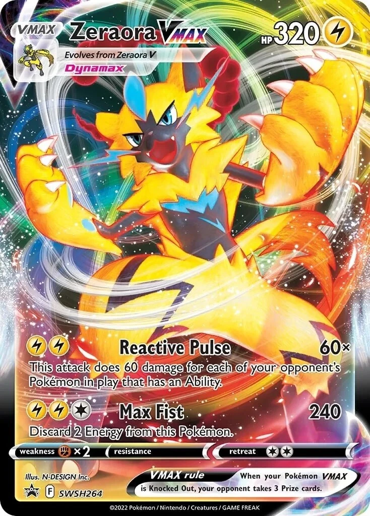Zeraora VMAX Pokémon TCG Cards for sale | eBay