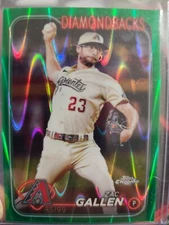 2024 Topps Chrome BB Zac Gallen Green Lava 65/99 #147 D-Backs