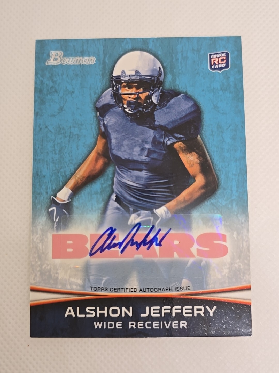 2012 Bowman - Rookie Autographs #137 Alshon Jeffery (AU, RC)