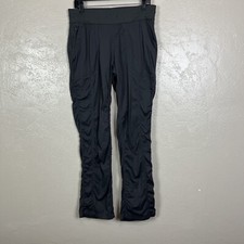 The North Face Women s Gray Athletic Pull On El stic Waist Hiking Pants Sz Large