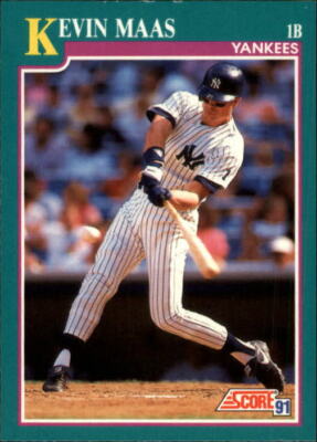1991 Score #600 Kevin Maas - NM
