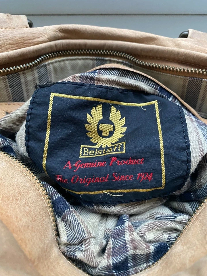 Bolso Belstaff Cuero Talla Mediana Hecho en Italia Vintage Foto 4 de 4