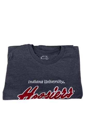 INDIANA UNIVERSITY HOOSIERS Men's Size XXL CLASSIC GRAY T-Shirt SHORT SLEEVE - Picture 6 of 7