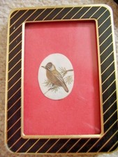 Collectable miniature hand painted bird picture ,4