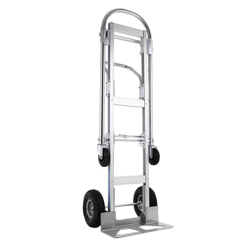 Carro de mano plegable convertible de alta resistencia 2 en 1 camión de mano de aluminio de 1000 libras - Imagen 8 de 15