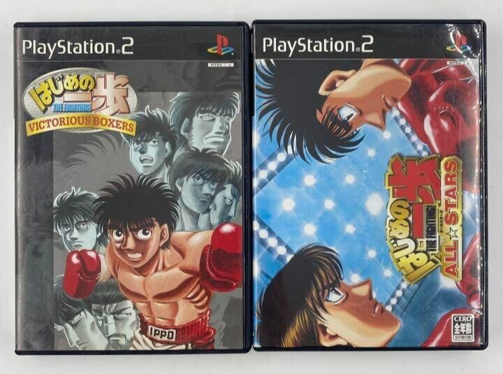 Hajime No Ippo Victorious Boxers & All Stars 2 Jeux Set Sony PlayStation 2 PS2