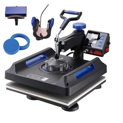 15 in. x 15 in. Pro Heat Press Machine 5 in 1 Combo 360 Swing Away Digital Subli