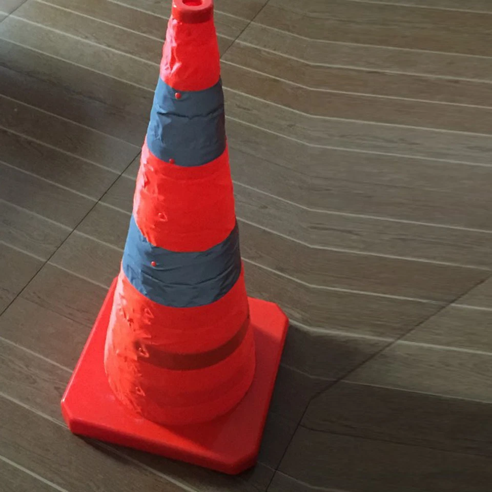 Folding Collapsible Cone Highway Traffic Multi Purpose Reflective Safety Cone - Image 4 of 4