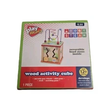 Play Right  Wooden Activity Cube -Toys for 12 months+ NIB