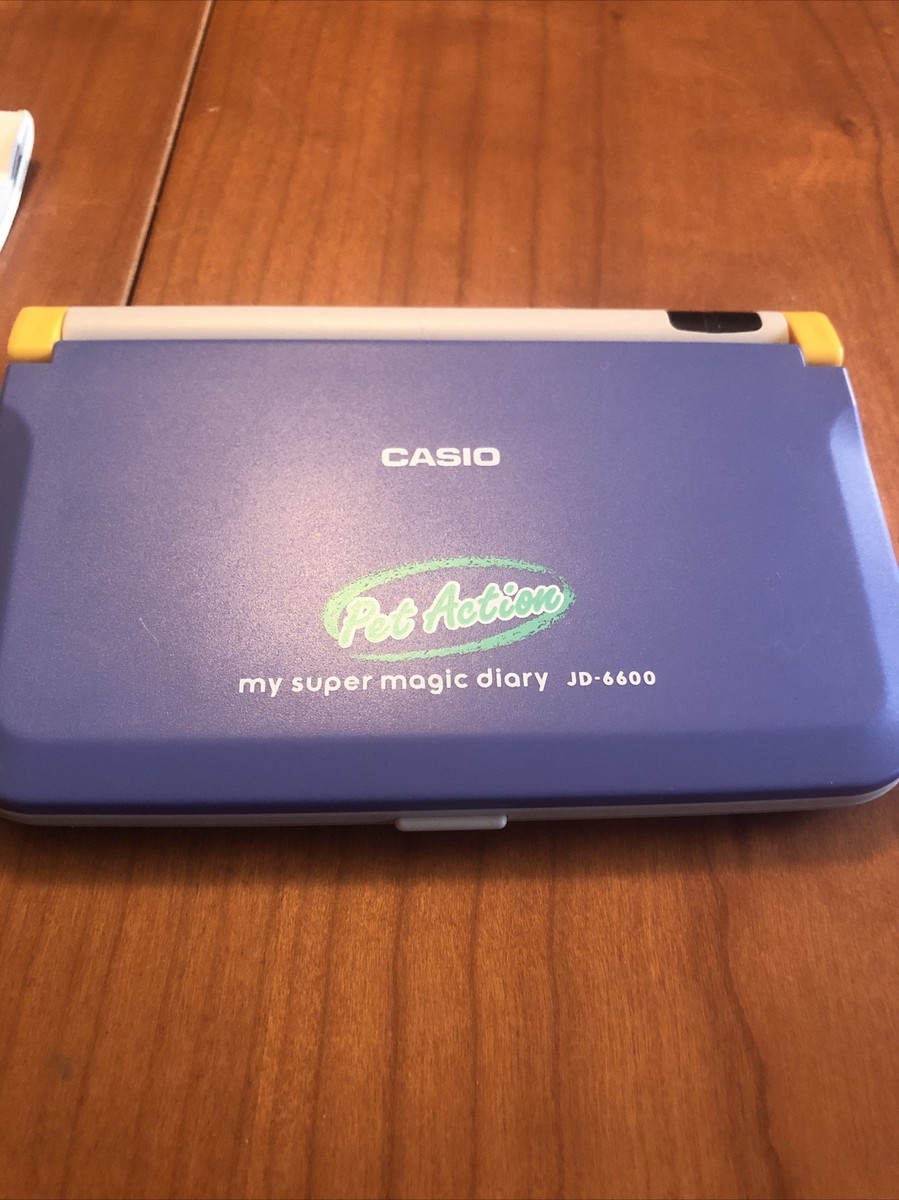 RARE PERFECTLY WORKING JD-6600 Casio My Super Magic Diary