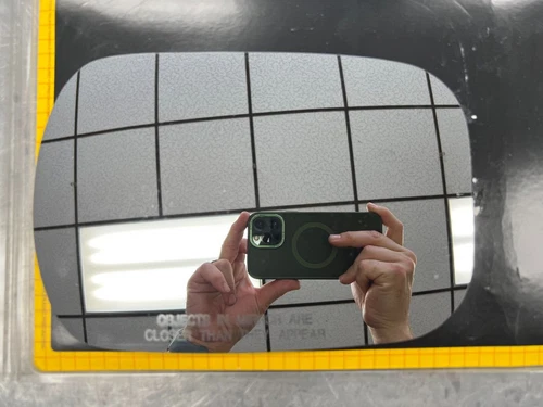 For 88-02 GM C/K Pickup Mirror Glass W/ Adhesive Pads 6x9" Passenger Right Side