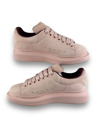 Alexander McQueen Pasarela Rosa Gamuza Zapatillas Mujer’s Talla UK 5 EU 38 - Imagen 5 de 16