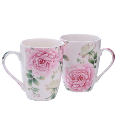 dio Only for You 54215 Kaffeebecher Rosen 345 ml, Porzellan, mehrfarbig ...