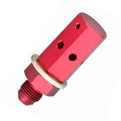 Aero Tech Tank Mounted Vent Valve AN - 6 JIC Fitting And Rollover Ball Valve - Afbeelding 1 van 1