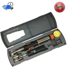 Portasol Gas Soldering Kit And Iron Superpro 125W  Professional  Cordless 4 Tips