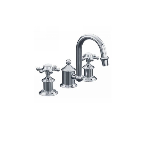 Kohler K-325-3D-BN * Antique widespread lavatory faucet in ...