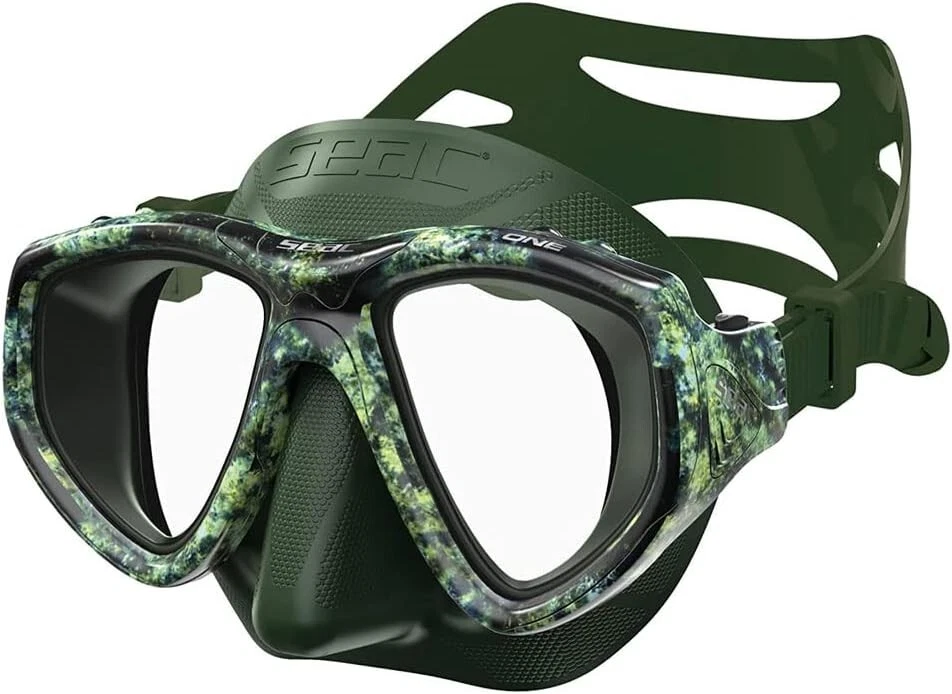SEAC One Dive Mask Silicone Skirt Dual Lens Scuba Freediving Snorkeling & More - Image 3 of 4