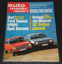 AMS 05/71 Vergl-test Ford