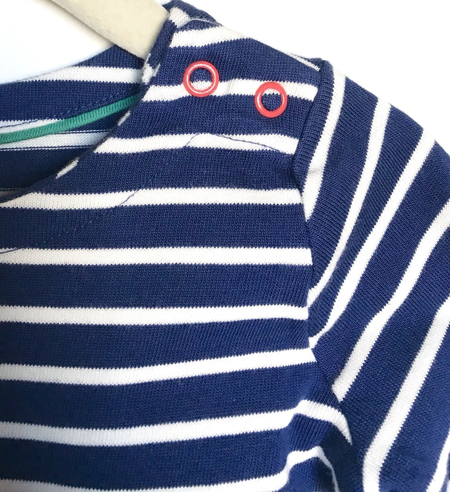 Mini Boden Baby Boden Elbow Patch Breton Top. Precio al por menor de $22 0-3 M $16,50 nuevo con etiquetas Foto 3 de 4